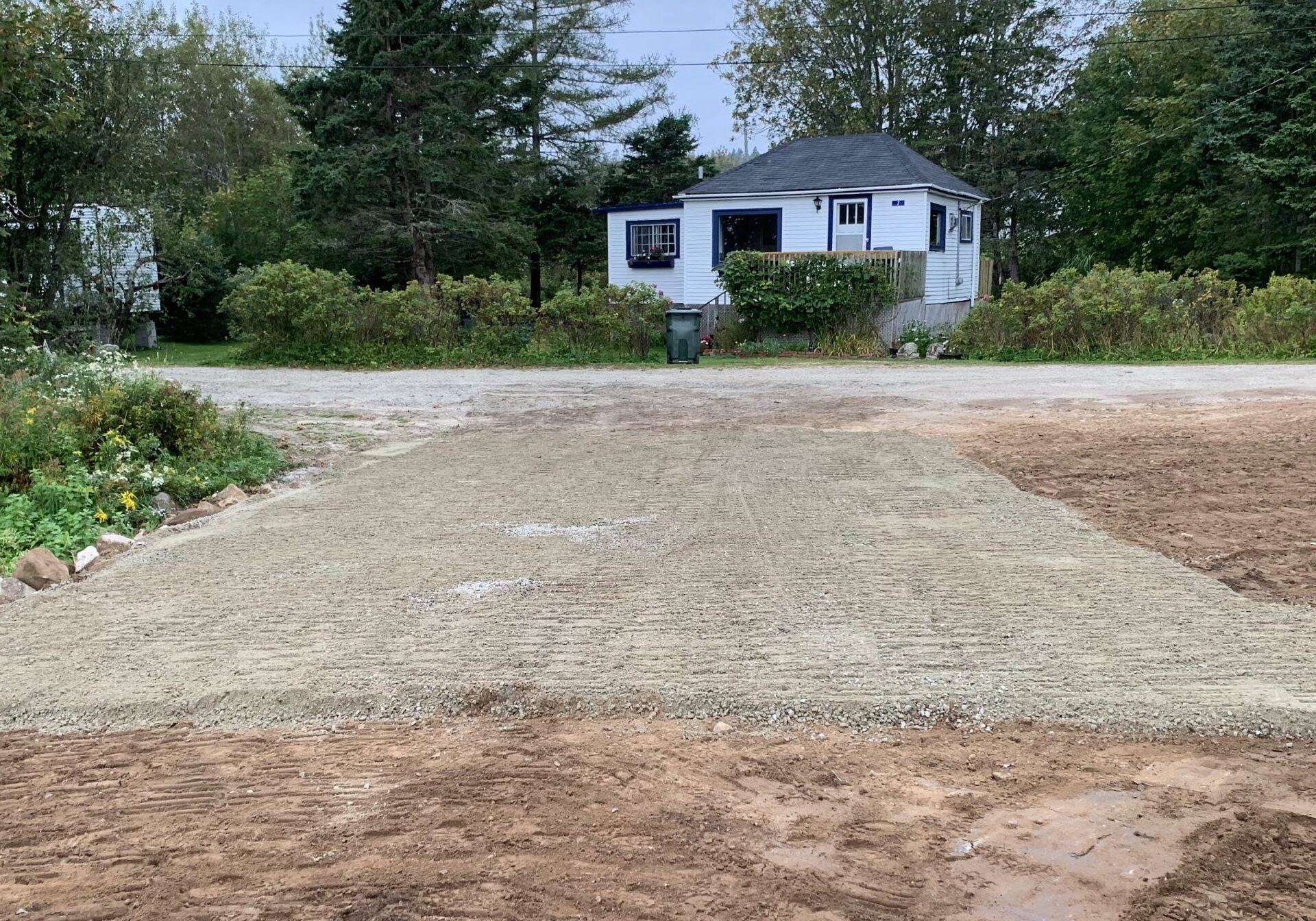 driveway installation excavation in Nova Scotia