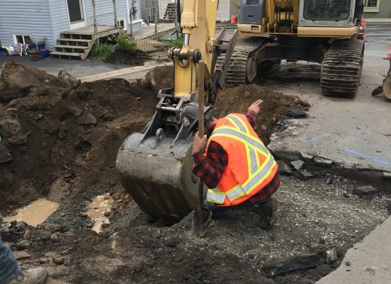 Nova Scotia earth moving, Nova Scotia construction, Nova Scotia water main repair