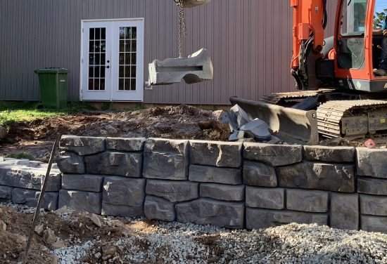 hardscapes, retaining wall, rock wall, rock work